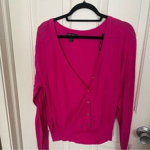 Forever 21 pink lightweight cardigan